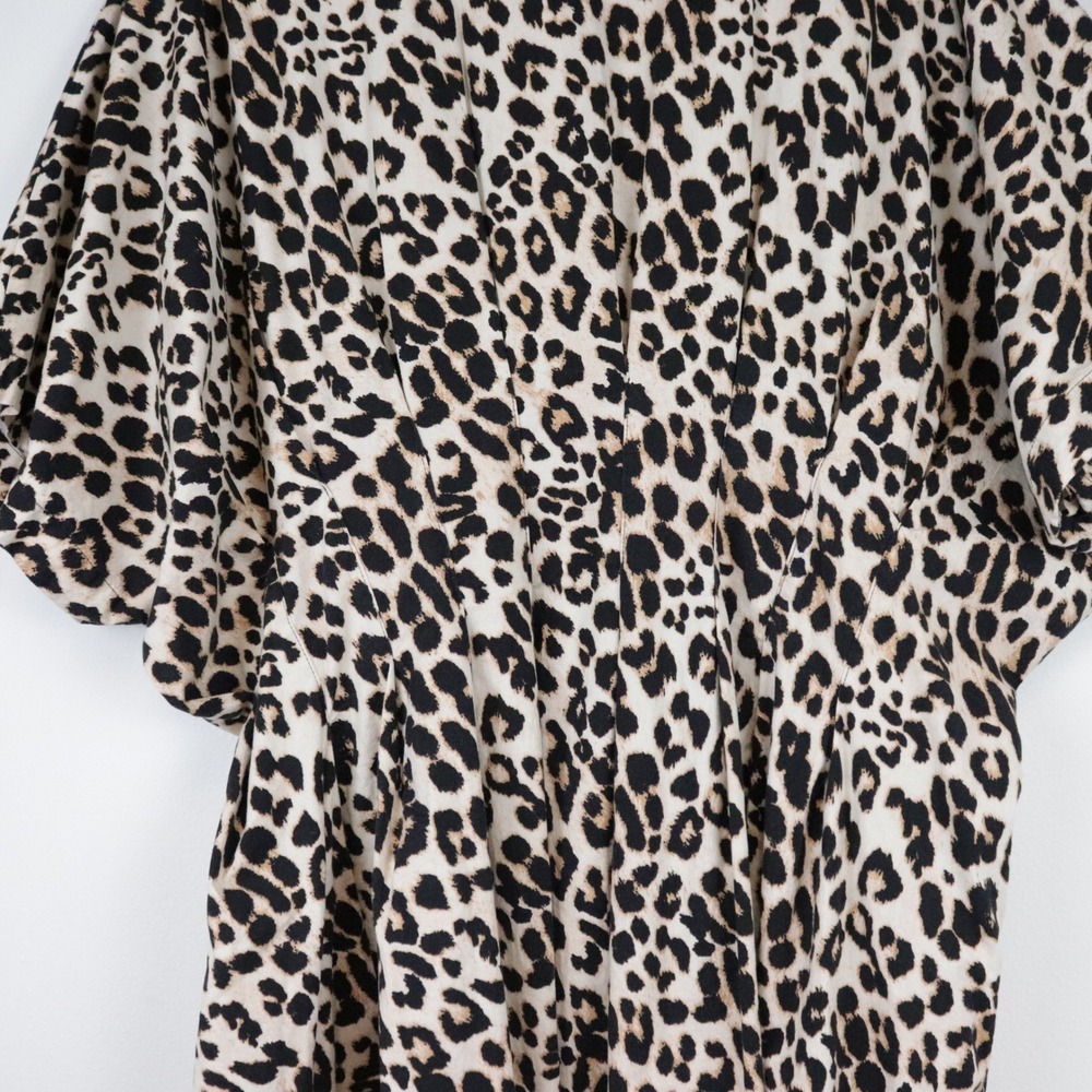 Anthropologie Exquise The Tobie Shirt Dress 3X Leopard Print Shirtdress - Picture 7 of 11